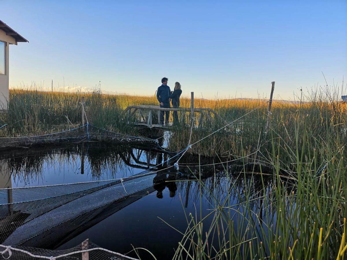 Uros Lodge Lover Titiqaqa Puno Eksteriør bilde